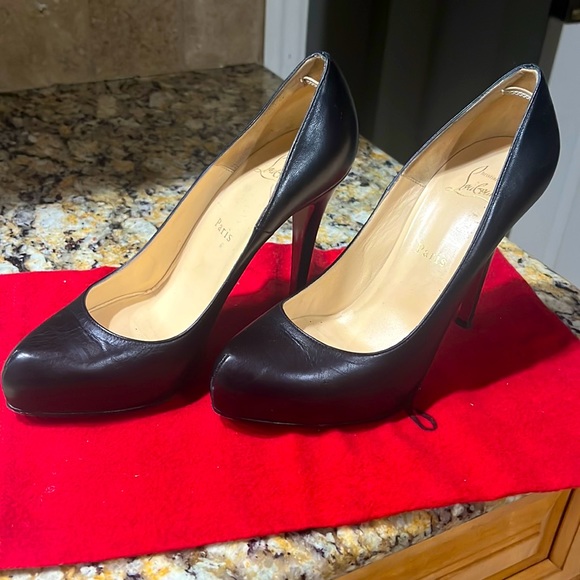 Christian Louboutin Rolando Pumps - Black - 120 - Picture 1 of 7